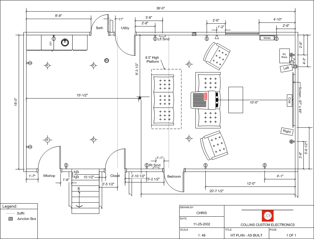 Home Theater Floor Plans